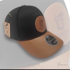 Black and Brown Cap with cool Monkey patch adjustable SnapBack